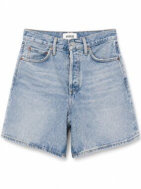 Agolde dame Light Wash High-Rise Denim Shorts size 24
